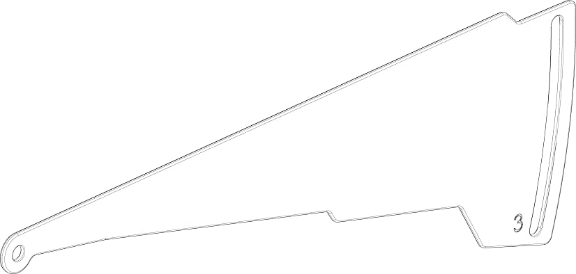 IKEA 124197: Nadomestni del, nosilec za vrata omare.