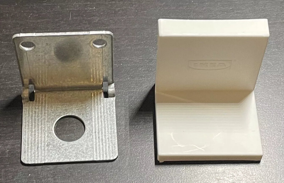 IKEA inclined suspension fitting and white cover cap 144342 144343