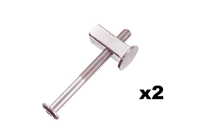 Bed fixings screws #10 10mm 10x50mm 4x 50mm M10 Ø3/8" x 2"