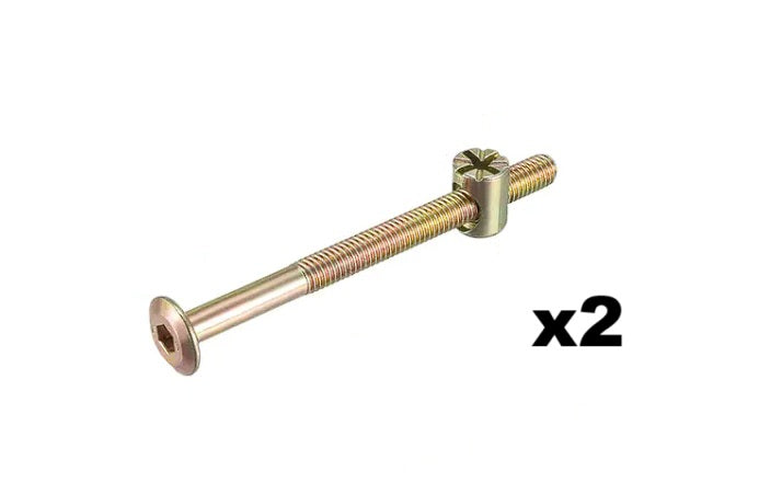 Bolts and nuts for bed frame #8 8mm 8x90mm 4x 90mm M8 Ø5/16" x 3 1/2"
