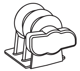 Technical drawing of spare part compatible with IKEA 10045538