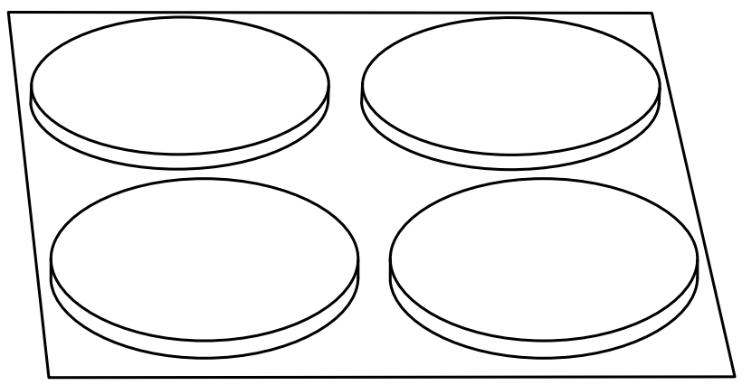 Technical drawing of spare part compatible with IKEA 115309 / 10042565