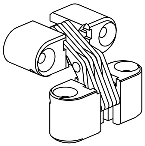 Technical drawing of spare part compatible with IKEA 116499