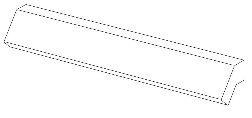 Technical drawing of spare part compatible with IKEA 124328 / 10050611