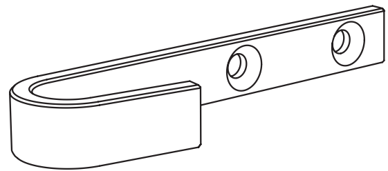 Technical drawing of spare part compatible with IKEA 128857