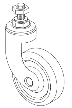 Technical drawing of spare part compatible with IKEA 152099