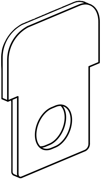 Technical drawing of spare part compatible with IKEA 10060813