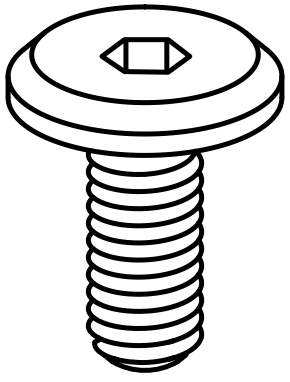 Piesă de schimb IKEA 150450 (4x) - Schiță