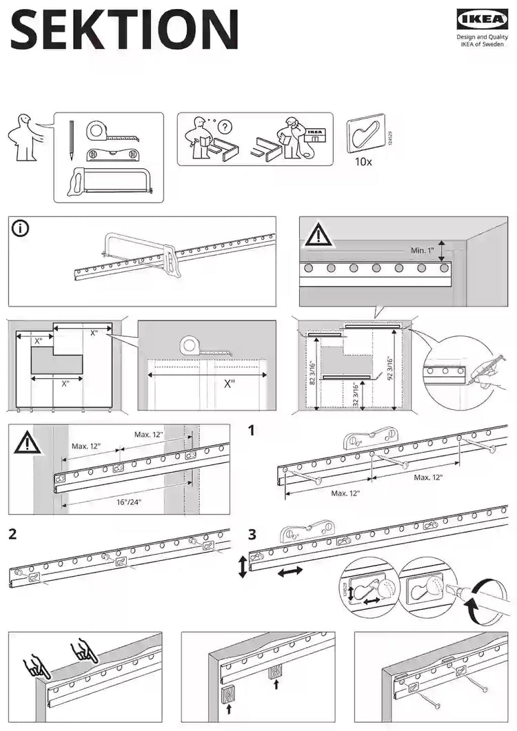 IKEA SEKTION • AA-1054038-7
