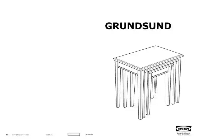 IKEA GRUNDSUND • AA-2089054-1