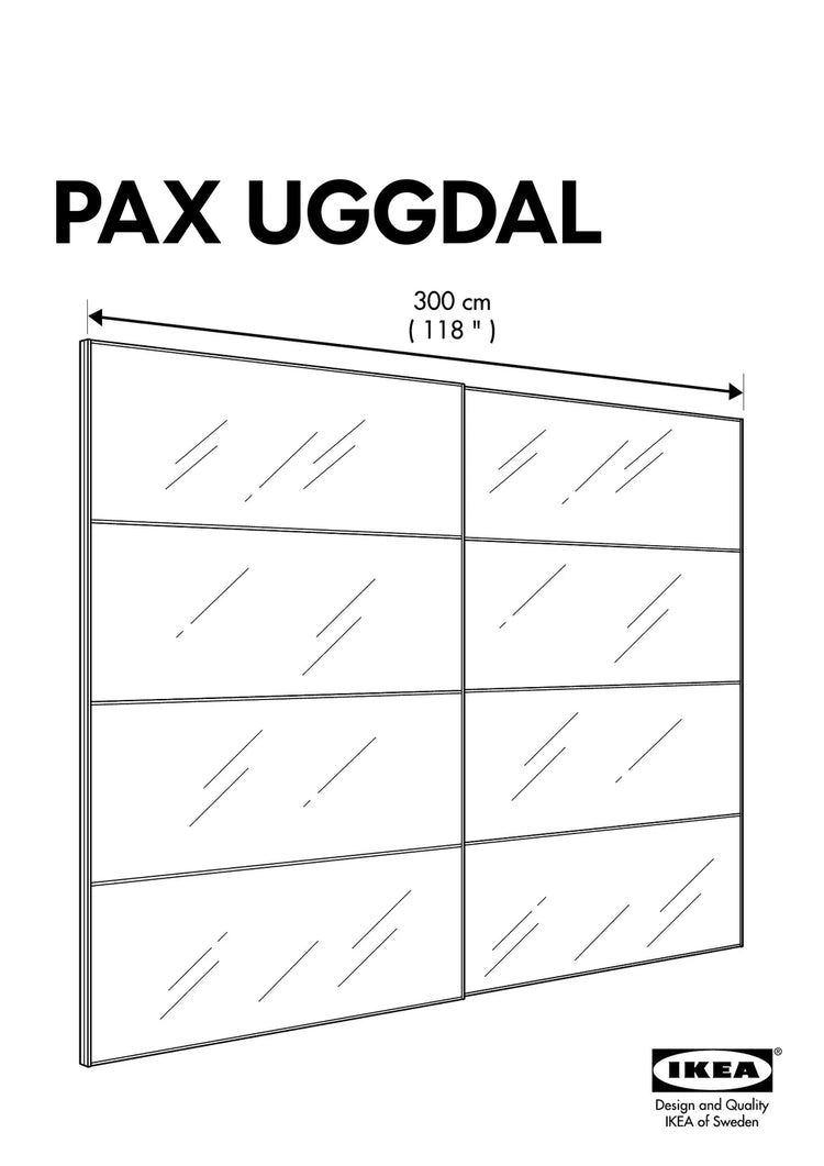 IKEA PAX UGGDAL • AA-425271-6