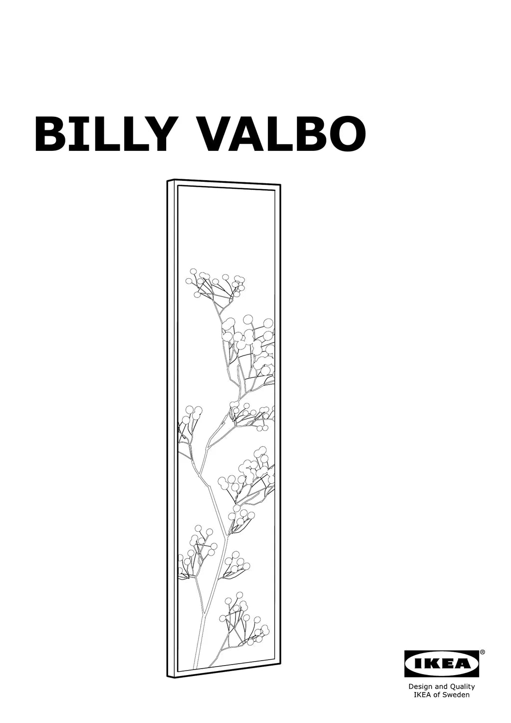 IKEA BILLY VALBO • AA-503621-3