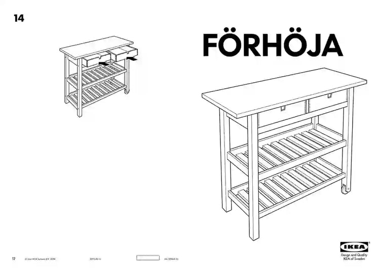 IKEA FÖRHÖJA • AA-55964-10