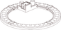 IKEA spare part 10050447 (1x). Replacement component for furniture.