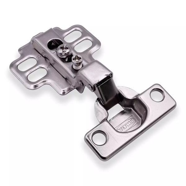 Complete hinge kit to add a door to IKEA KALLAX or IVAR units. Includes 1 KOMPLEMENT hinge 109337 and 1 mounting plate 109220 for DIY projects.