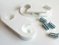 Set of 2 pivot hinges ref 110364 with screws ref 100347. Compatible with IKEA HEMNES and STALL shoe cabinets.