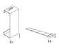 دعامة معدنية IKEA Besta 114949 ومشبك 108064 للأثاث