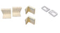 2x 115754 - 2x 123773 - 2x 103693 - Wall Mount Keyhole brackets IKEA