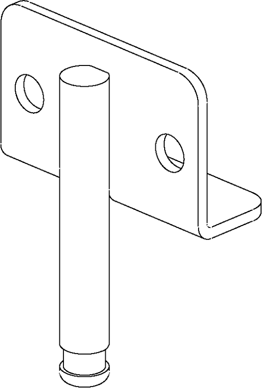 Zamjenski čelični nosač točkića IKEA 122163