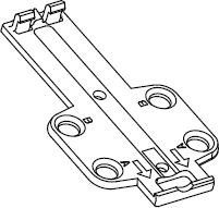 IKEA Reserveonderdeel 124217 (1x) - Vervangingsonderdeel