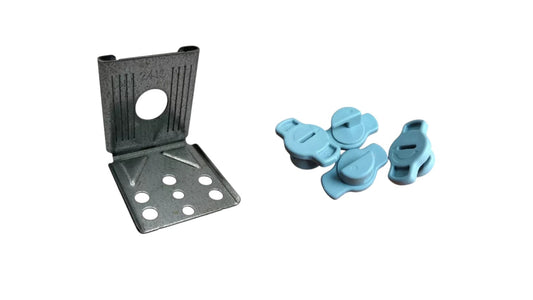 Soporte de pared Clip Lock IKEA - 1x 124516, 4x 124526