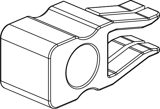 IKEA 128866 (2x) - Replacement part, connector