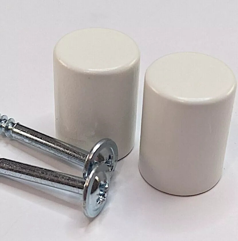 2x IKEA BILLY OXBERG Türknöpfe, weiß, Ersatzteil 131386