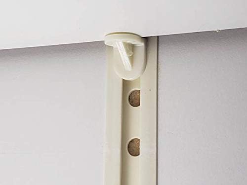 Pack of 4 support kits 191407/191408 for glass shelves in IKEA METOD kitchen cabinets. Replacement parts for a secure fitting of your shelving.