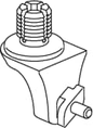 Peça sobressalente IKEA 191409/191410 (1x)