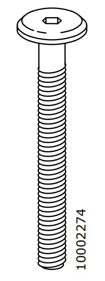 IKEA 10002274 (4x) - Mobilya yedek parçaları