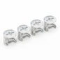 Quatro porcas de bloqueio IKEA 110126, zincadas, para móveis.