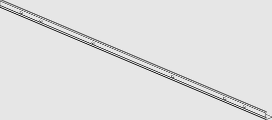 Sketch of a side support rail for SLÄKT bed, compatible with IKEA 10044717 (1x)