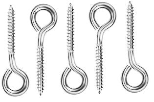 Screw Hook M5/ø15 - Piton Schraubhaken Gancio Anolha Gancho M5 Ø9/16"