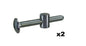 Spare beds screw #10 10mm 10x80mm 4x 80mm M10 Ø3/8" x 3 1/8"