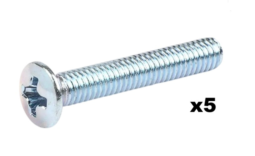Cabinet hardware screws #5 5mm 5x50mm 5x 50mm M5 #10 x 2"