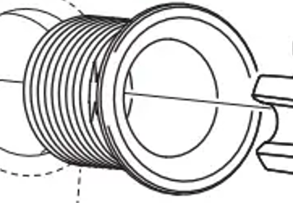 IKEA Overflow Connector 10097231, close-up view
