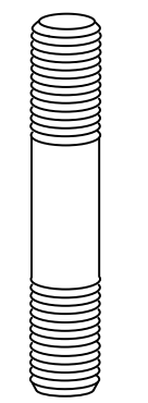 Technical drawing of spare part compatible with IKEA 10002405