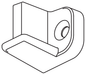 Technical drawing of spare part compatible with IKEA 10006345