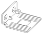Sketch of spare part compatible with IKEA 10032274