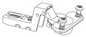 Technical drawing of spare part compatible with IKEA 10039873