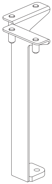 Technical drawing of spare part compatible with IKEA 10040409