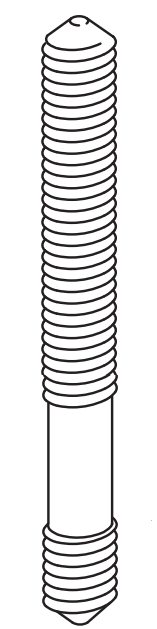 Technical drawing of spare part compatible with IKEA 10047226