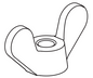 Technical drawing of spare part compatible with IKEA 100728