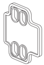 Technical drawing of spare part compatible with IKEA 10078170
