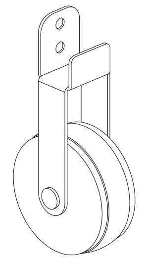 Technical drawing of spare part compatible with IKEA 10089527