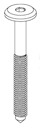 Technical drawing of spare part 106567 compatible with IKEA