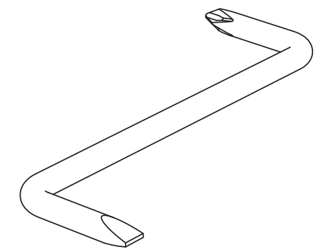 Ricambio IKEA 106699 (1x): Vista dettagliata del componente.