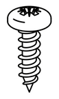 Peça sobressalente IKEA 109598 (4x) - Esboço