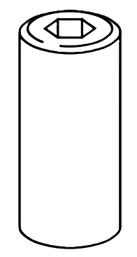 Technical drawing of spare part compatible with IKEA 114946