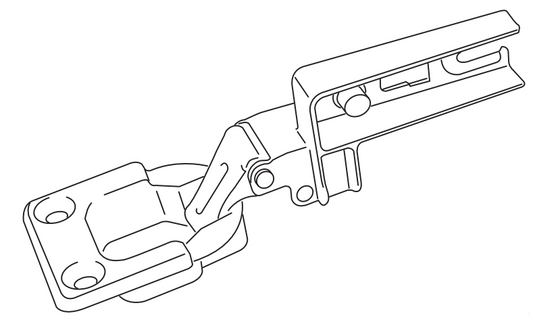 Technical drawing of spare part compatible with IKEA 115989